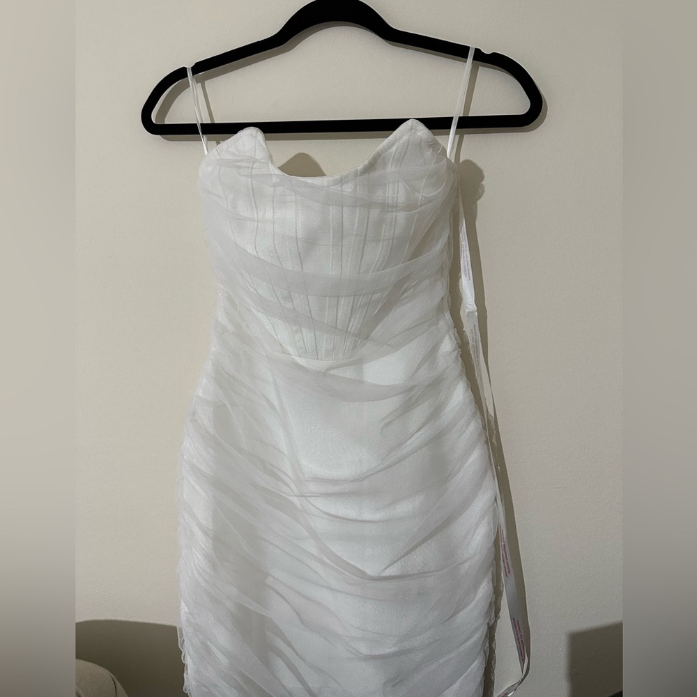 BRAND NEW WHITE MINI DRESS